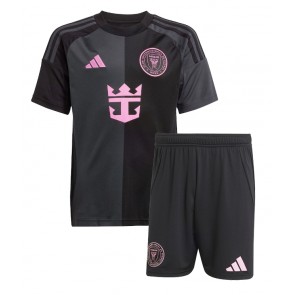 Inter Miami Sergio Busquets #5 Udebanetrøje Børn 2025-26 Kortærmet (+ Korte bukser)